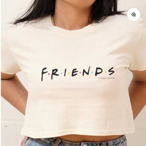 Friends Logo Crop Top T-shirt SMALL‎